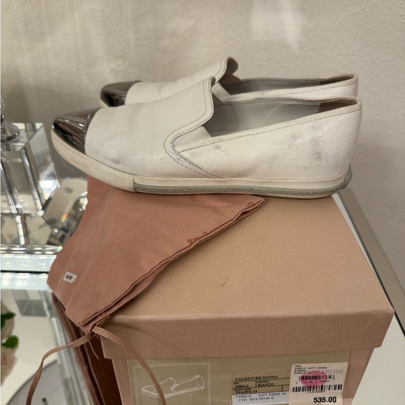 Miu Miu Off-White Casual Shoes - Picture 2 of 4